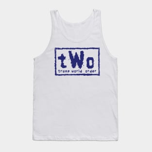 Trump Word Order - Blue Tank Top